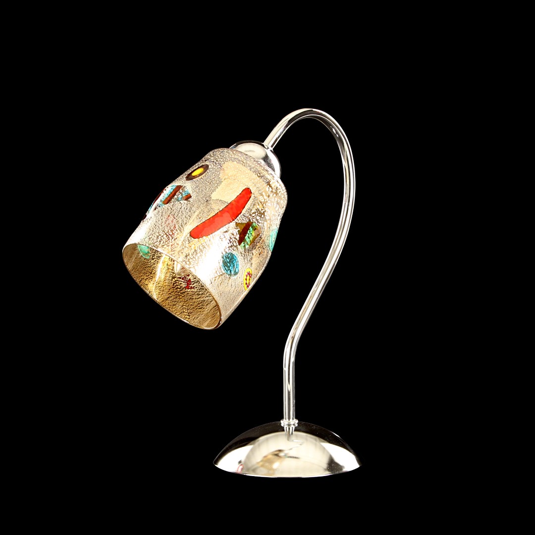 1767 ORIGINALMURANOGLASS Настольная лампа Italy iTaly - муранское стекло OMG 27 см  - Вид №1