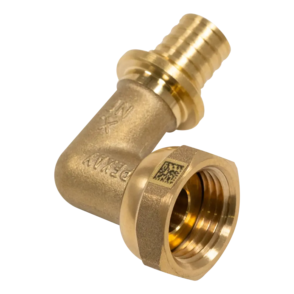 Угловой фитинг Рехау 90° для труб 1/2" с накидной гайкой 89376573 STLM-1482137 - Вид №2