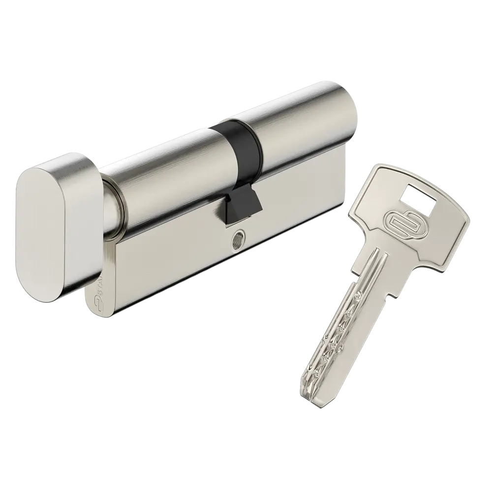 Цилиндр дверной Standers TTAL1-4545NBCR с ключом и вертушкой 82625284 STLM-0032172 - Вид №1