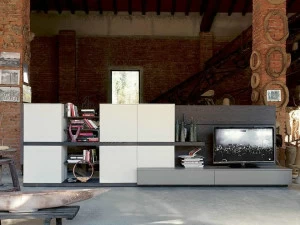 Fimar Самонесущая оборудованная стена с подставкой под телевизор Side system