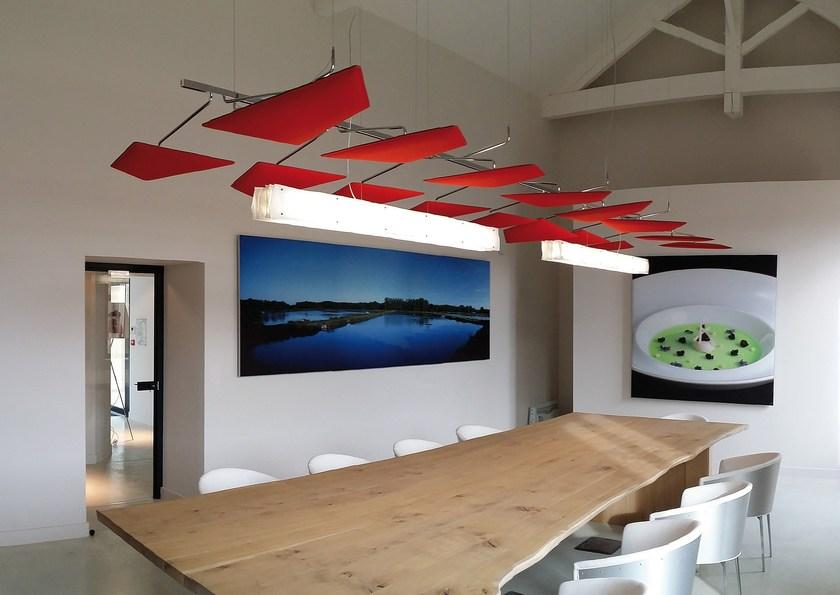 Caimi Brevetti Подвесная акустическая панель из trevira® cs Snowsound technology sun-id-1417984 - Вид №1