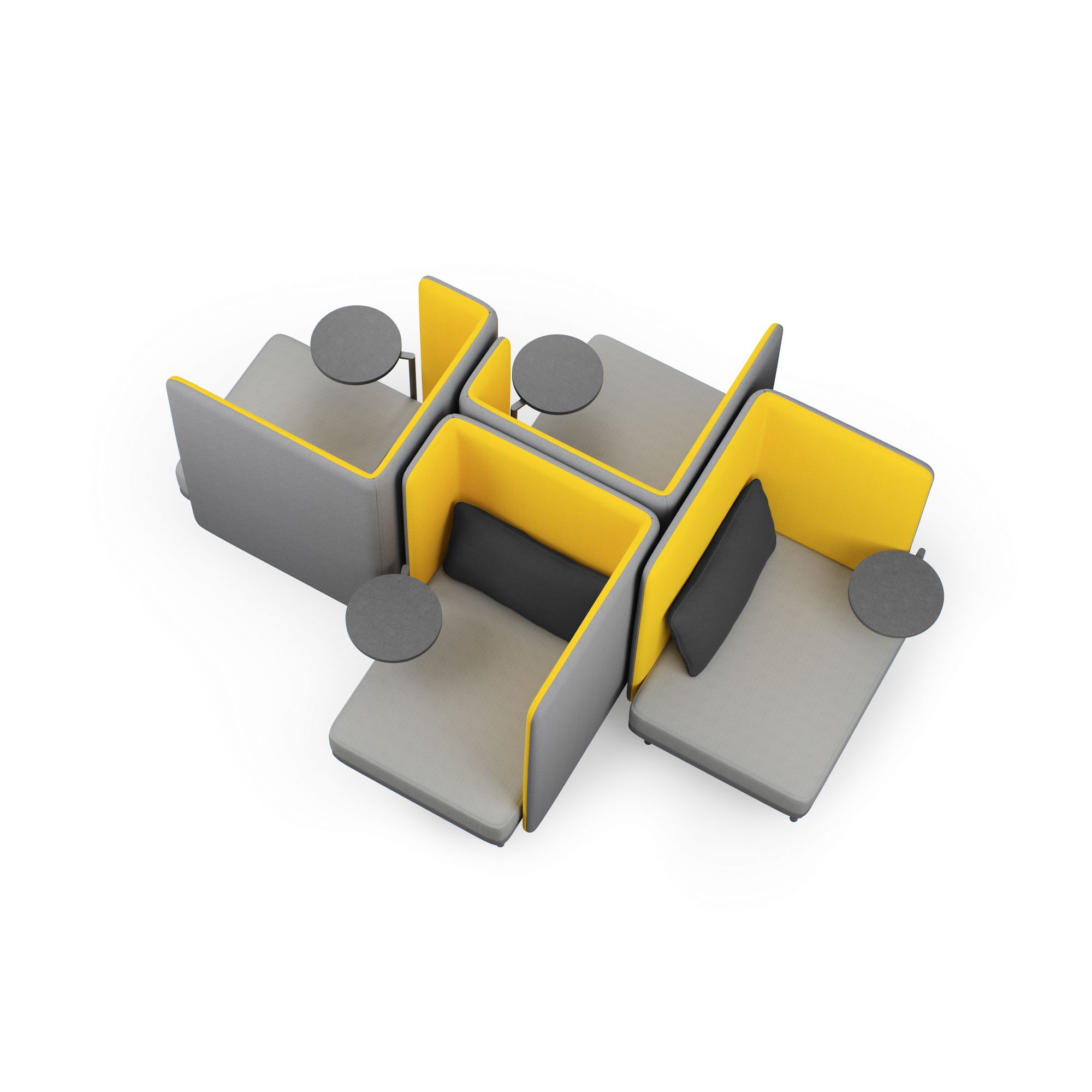 Тканевое кресло с высокой спинкой Intuit by Softrend Frankie ARCH-00147286 - Вид №3