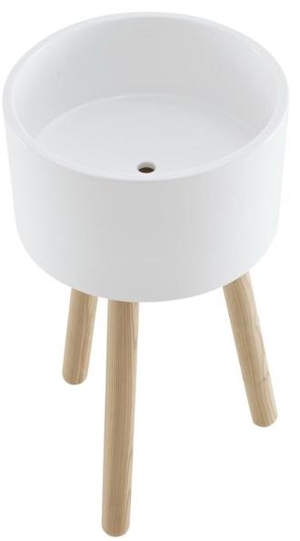 Ligne Roset Низкая садовая ваза из глазурованного керамогранита  11030306-11030307  - Вид №1
