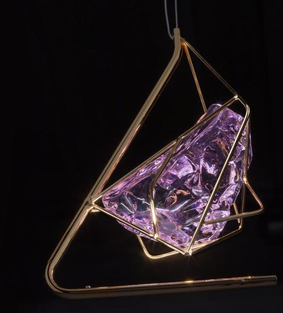 Euroluce Lampadari Подвесной светильник из хрусталя и металла Cryrock sun-id-1501865 - Вид №1