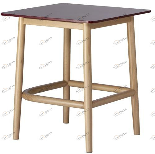 Wiener GTV Design Квадратный деревянный журнальный столик Single curve sun-id-1505347