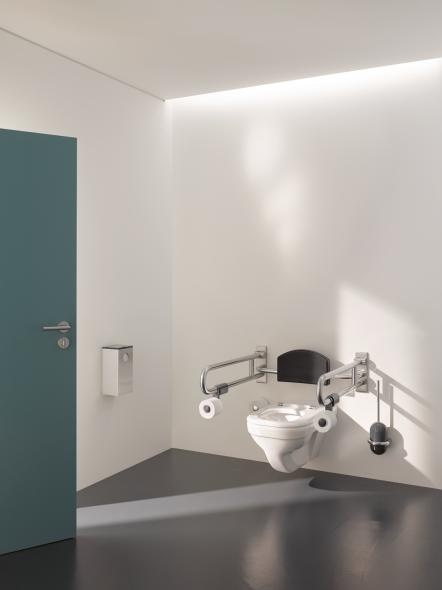 805.50.015 Держатель рулона туалетной бумаги в комплекте HEWI Stützen  - Вид №7