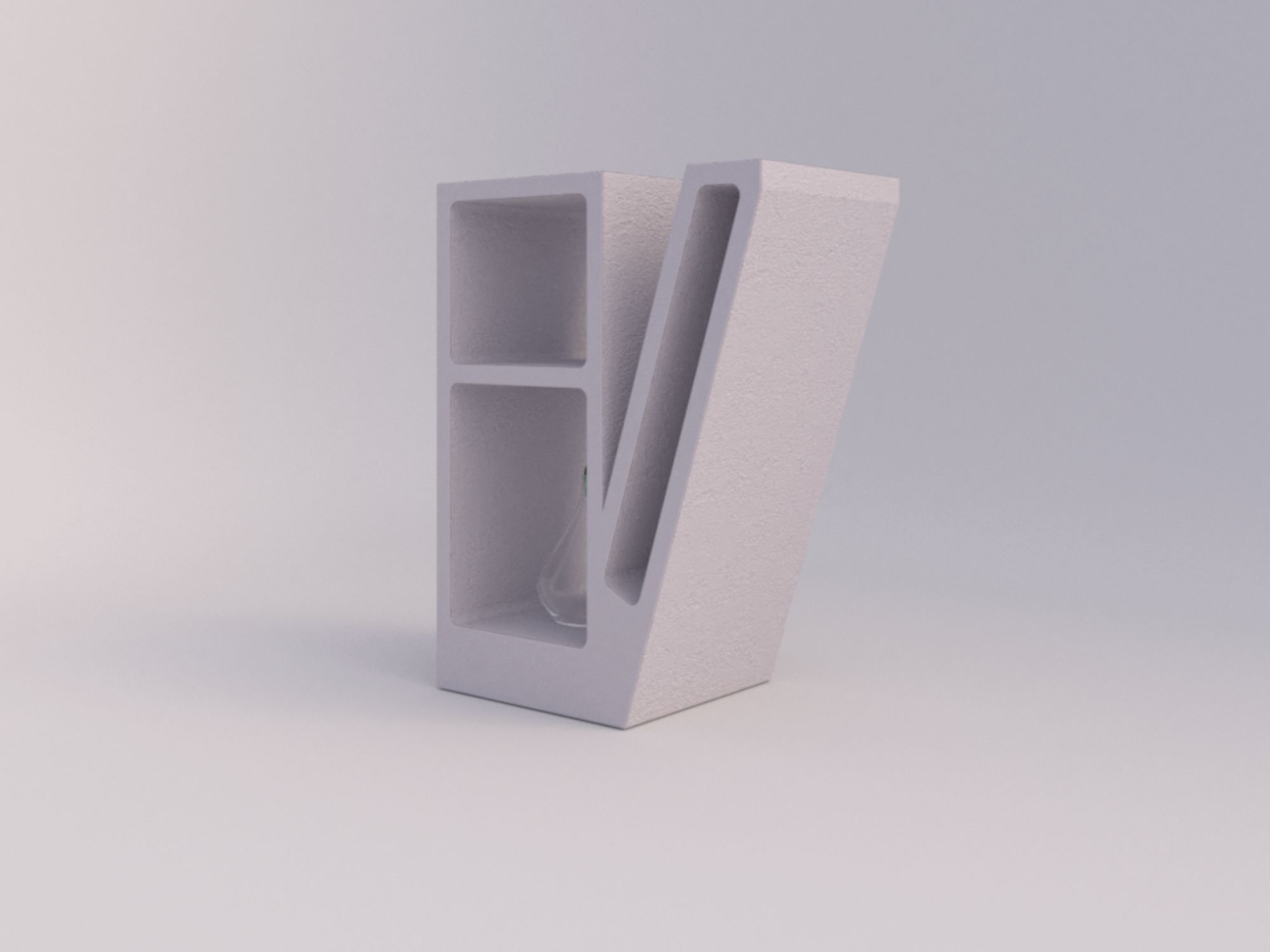 Мебель контейнеры в бетонной конструкции Voltan 555 ARCH-00021949 - Вид №144