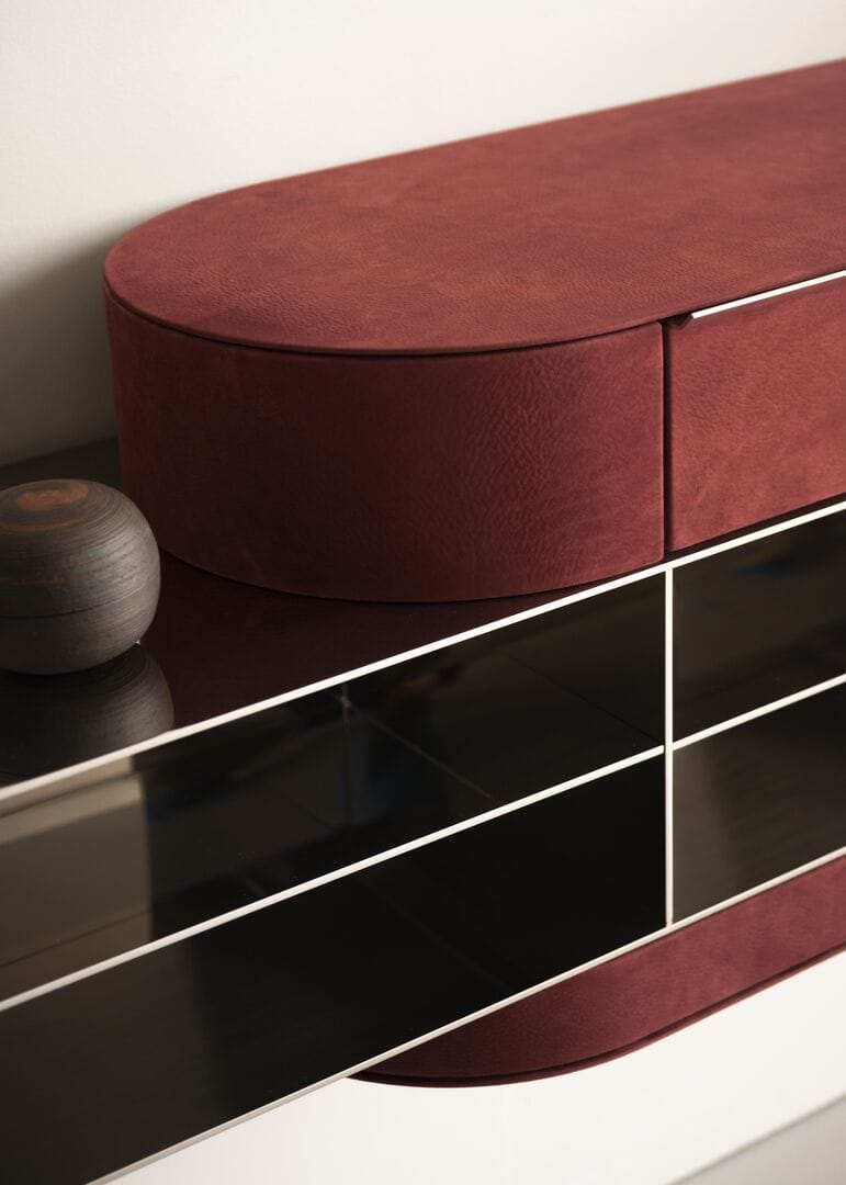 Кожаный подвесной шкафчик Baxter Blend ARCH-00152583 - Вид №4