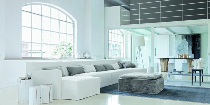 Gervasoni Квадратный пуф со съемным чехлом из ткани More sun-id-1376394 - Вид №3