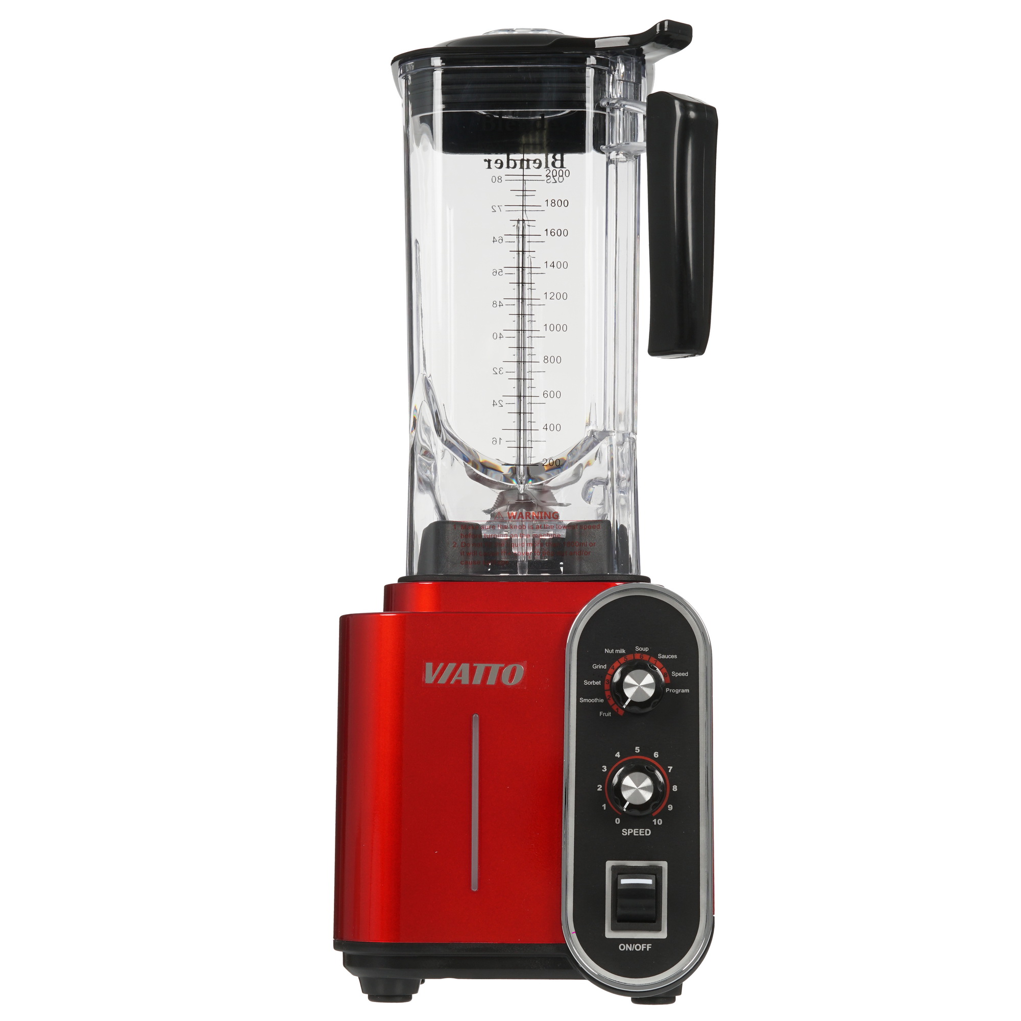 9906352 Блендер стационарный Viatto VA-BL1899R красный STDN-0090187 - Вид №1