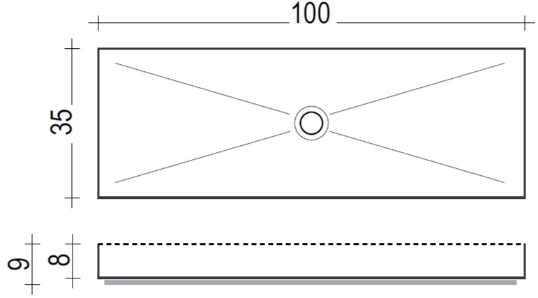 Накладная раковина на столешницу  овальная Moab80 Industrial Line sun-id-1393589 - Вид №5