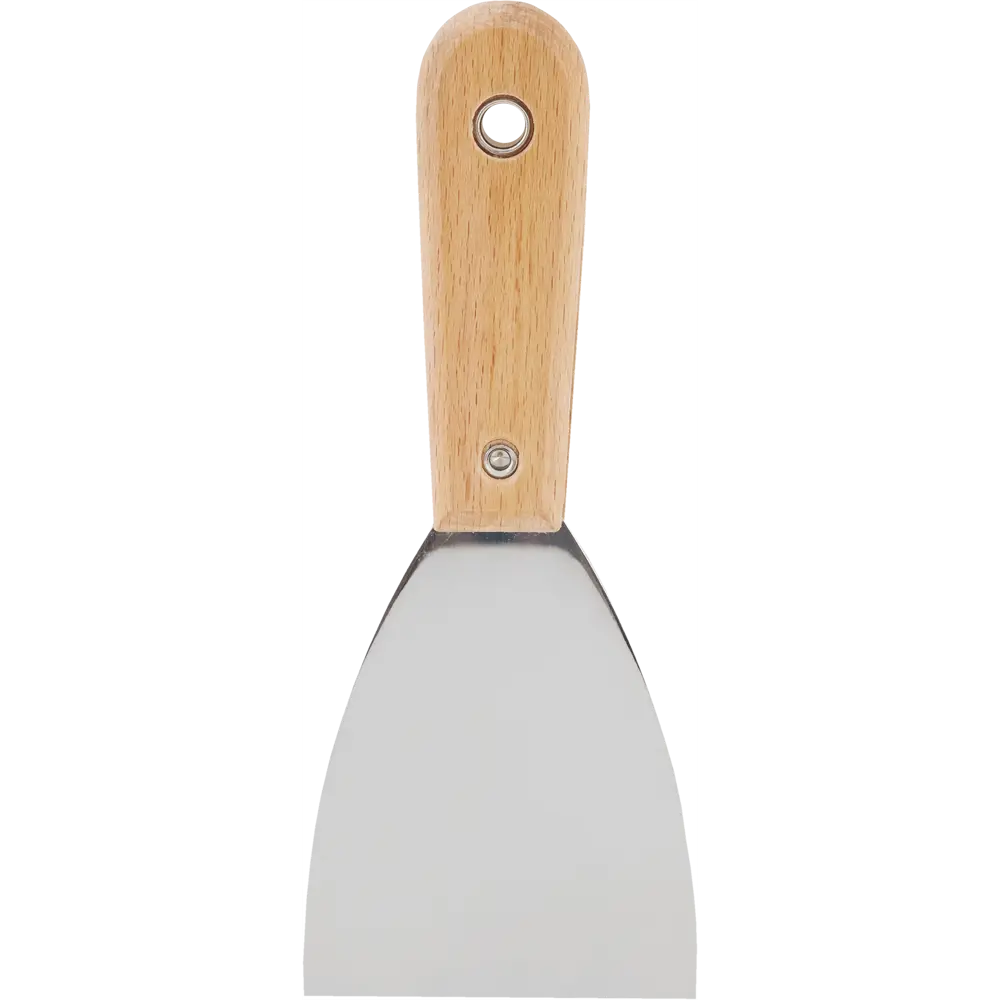 Шпатель малярный Hardy 0830-840008 80 мм, нержавеющая сталь, деревянная ручка STLM-2064105 - Вид №2