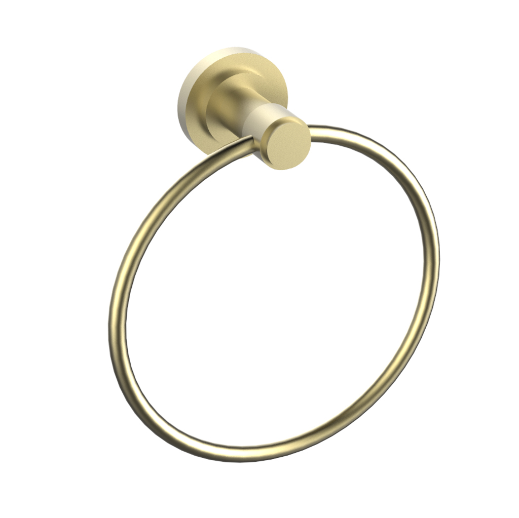 C17-510 C17-510 Кольцо для полотенца настенное РУЧКА ВОЛГА II Cristal & Bronze VOLGA À MANETTES II  - Вид №1