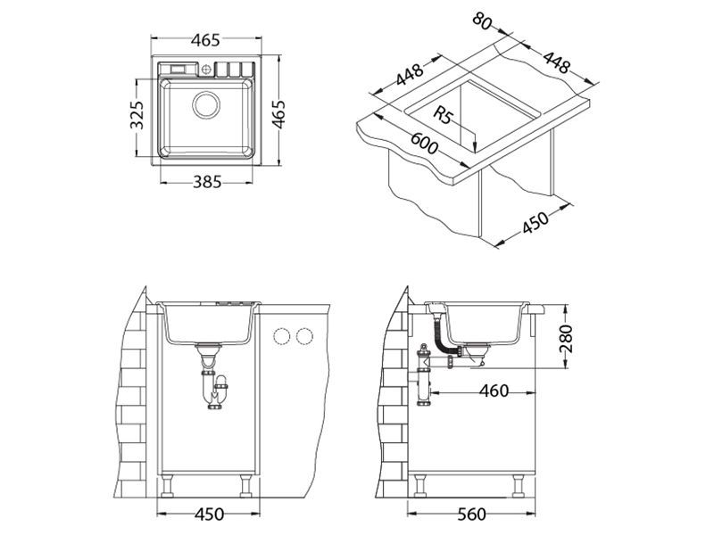 Мойка Alveus Niagara 20 NEOCERAMIC 1100885 - Вид №2