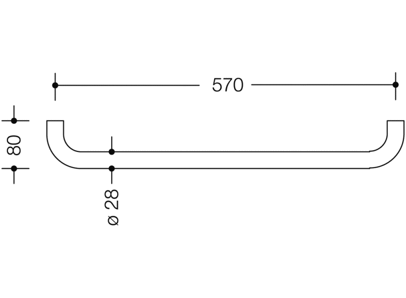 477.30B110 держатель для банного полотенца HEWI Edition matt | Polyamid  - Вид №5