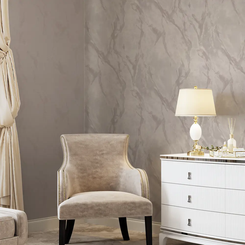 Флизелиновые обои Palitra Home Marmalit в бежевых тонах с абстрактным узором 89406592 STLM-1574664 - Вид №5