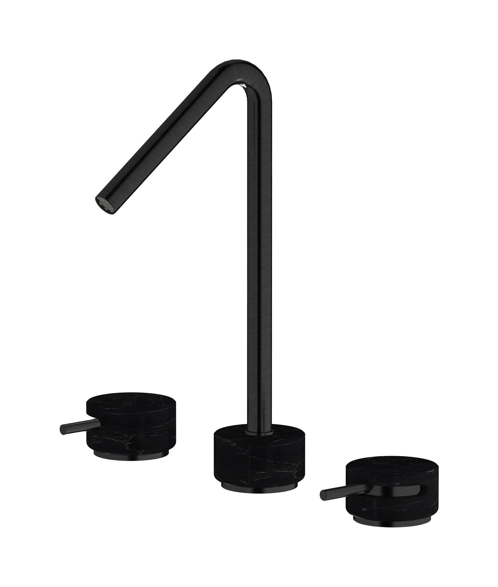 Смеситель для раковины с 3 отверстиями для мраморной столешницы IB мрамор + мрамор Elle ARCH-00068761 - Вид №6