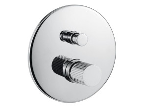 Хромированный латунный смеситель для душа с переключателем