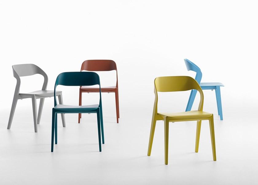 Crassevig Штабелируемый деревянный стул Mixis sun-id-1513554 - Вид №7