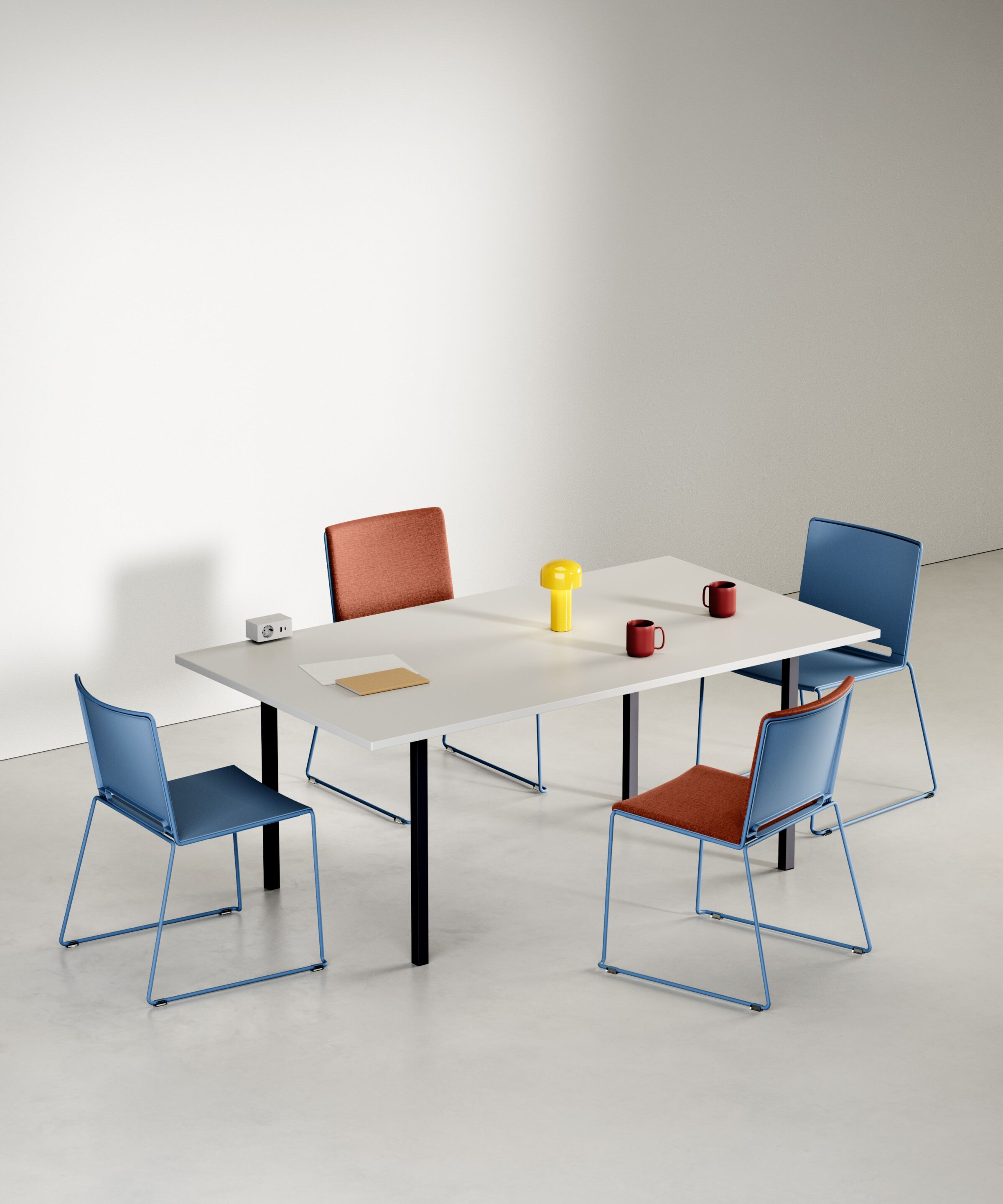 Прямоугольный стол из ДСП IBEBI тимьян ARCH-00027743 - Вид №3