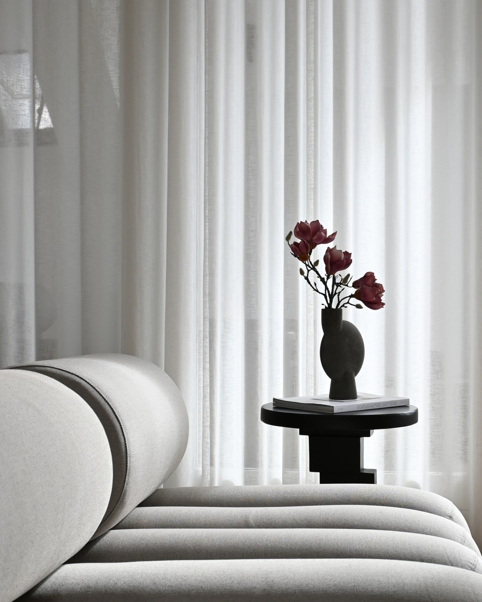 Круглый журнальный столик из волокнистого бетона 101 Copenhagen Artist ARCH-00019390 - Вид №7