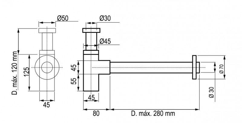 SFR Круглый сифон Plumbing Martí 1921 Marti 1921  - Вид №1