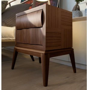 VOLPI Прямоугольная тумбочка из дерева с ящиками Contemporary living 9cag-001-0ds