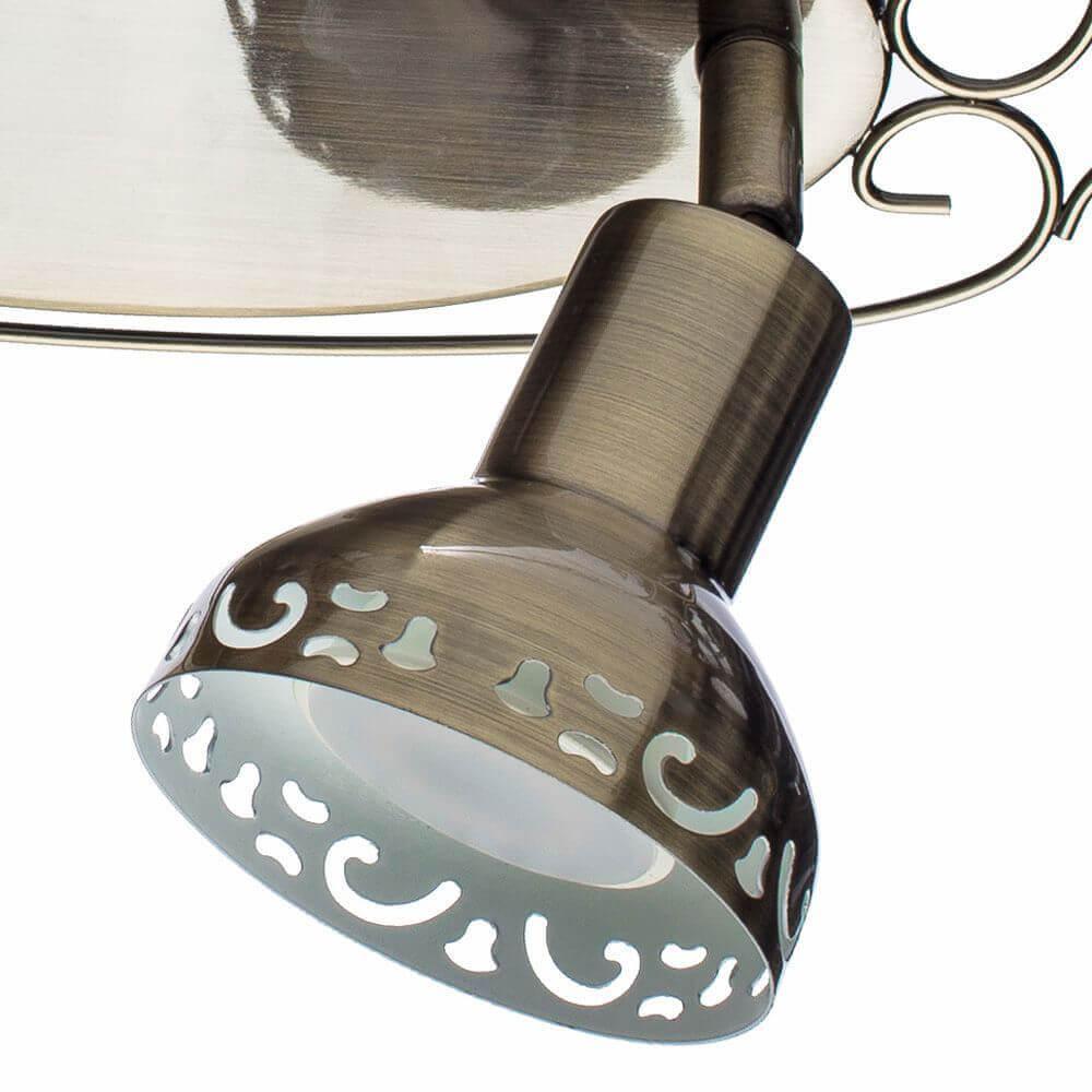 Спот настенный галогеновый на 2 лампы белый Focus A5219AP-2AB ARTE LAMP FOCUS BRONZE 00-3926210 Белый  - Вид №2