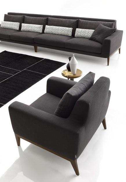 Ditre Italia Кресло со съемным чехлом с подлокотниками Miller sun-id-1434237 - Вид №1