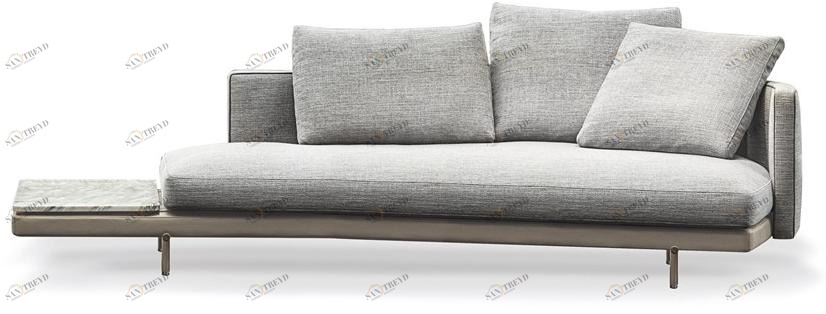 Minotti Наклонный диван с верхом Torii sun-id-1469319