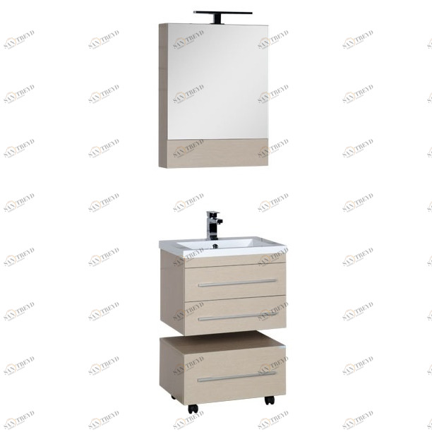 Комплект мебели Aquanet Нота 58 светлый дуб (камерино) 00161266