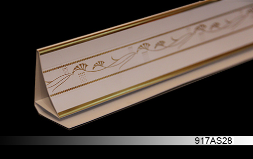 Потолочный плинтус Растительный орнамент 917AS28 софитто 60мм DEKOR PANEL DP291