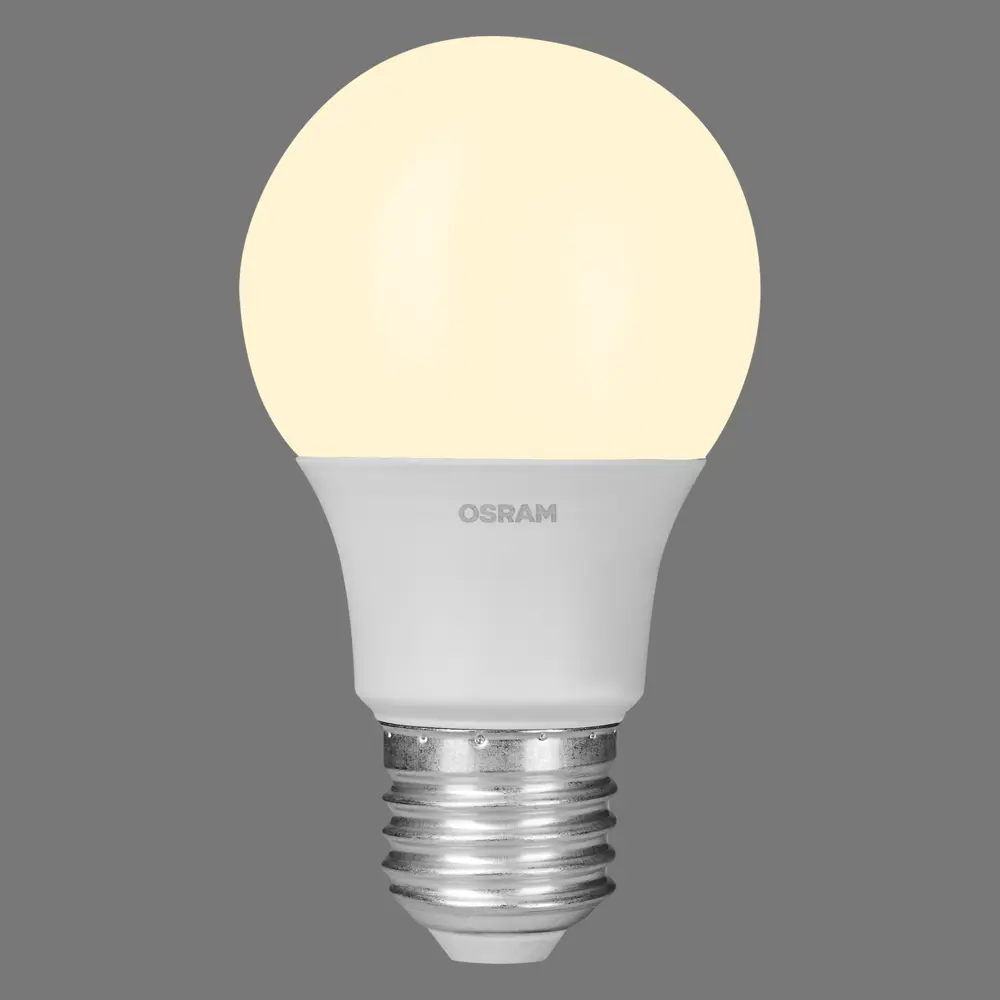 Лампа светодиодная Osram E27 220-240 В 7 Вт груша матовая 500 лм, тёплый белый свет 83230002 STLM-2062897  - Вид №2