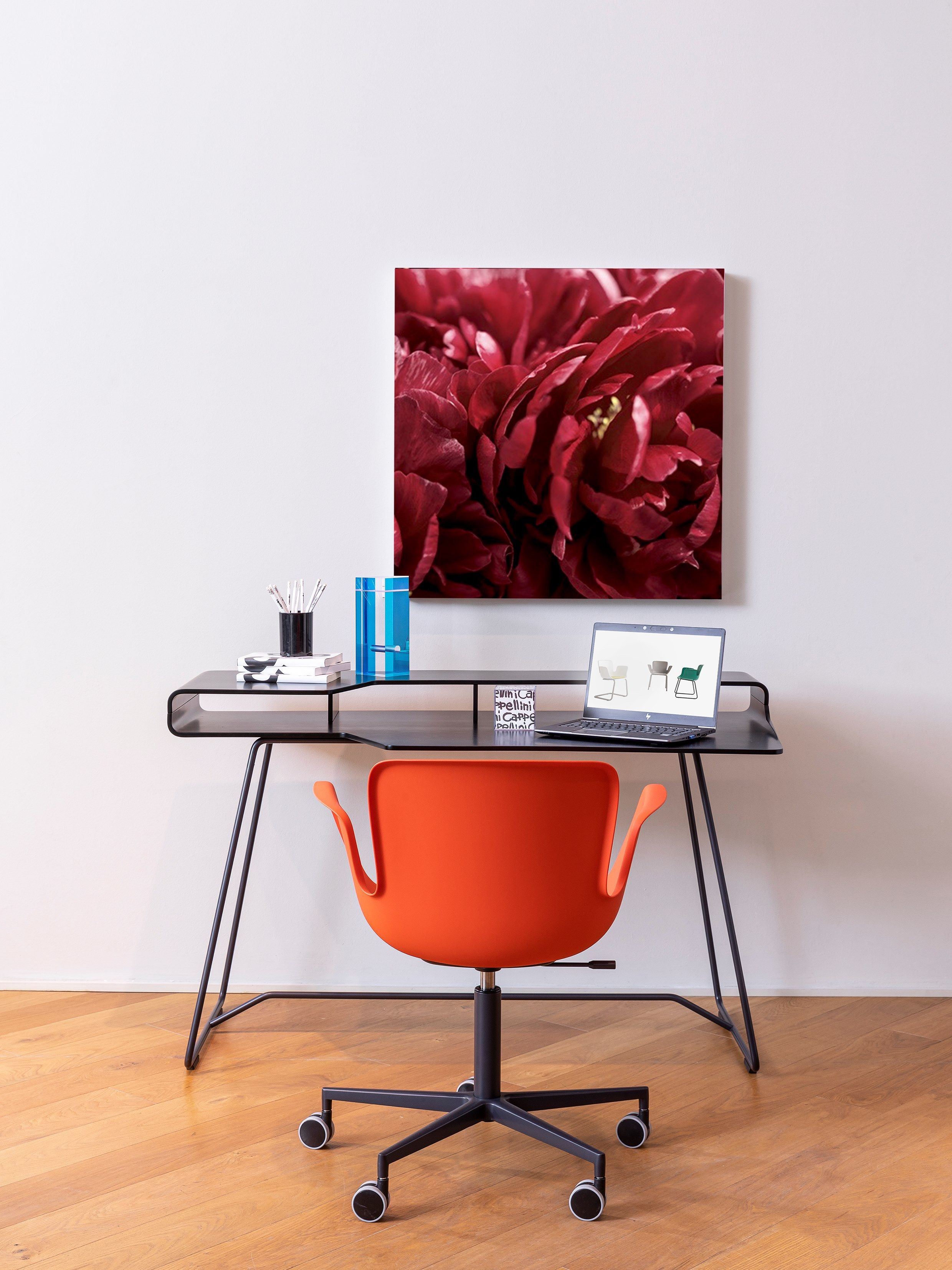 Офисное кресло из полиэтилена с 5 спицами CAPPELLINI Juli ARCH-00072303 - Вид №6