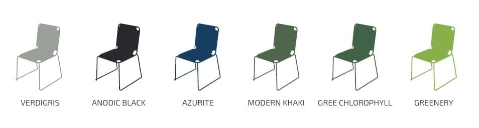 Штабелируемый стальной стул Officine Tamborrino STEELO ARCH-00076293 - Вид №6