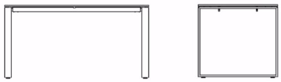 Dieffebi Модульный прямоугольный рабочий стол Dotbox evolution sun-id-1481574 - Вид №10