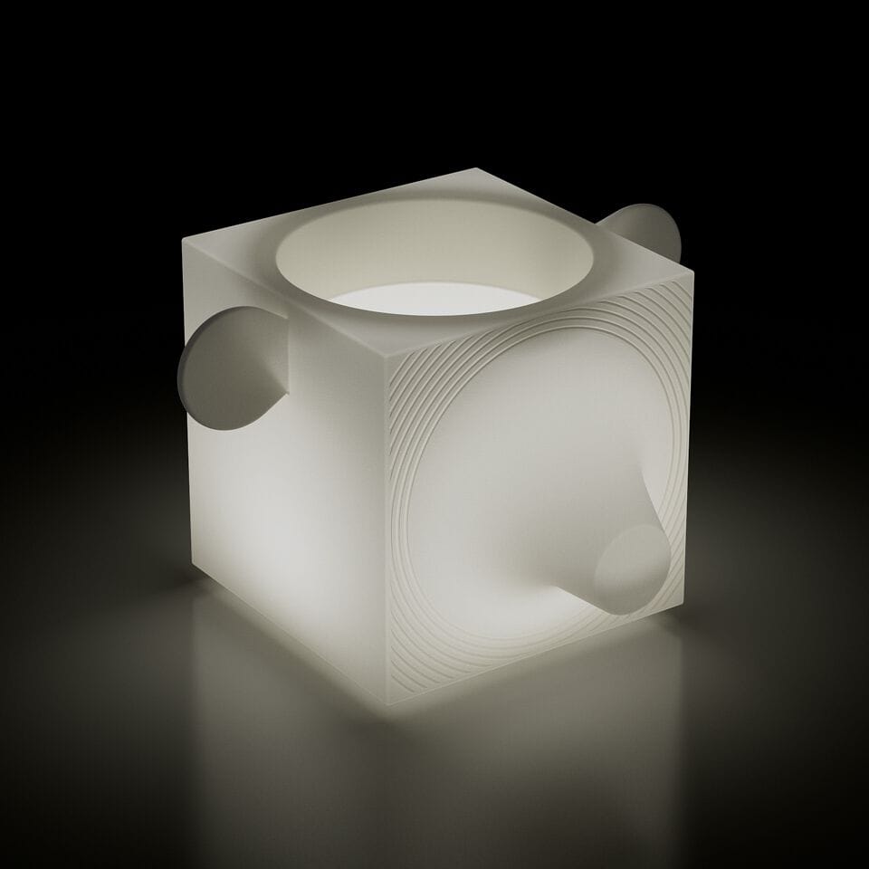 Квадратный полиэтиленовый садовый горшок Lyxo Design FERA CAPO ARCH-00031111 - Вид №3