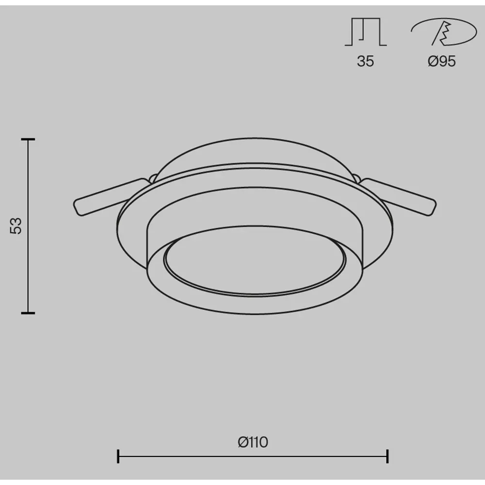 Santreyd Voltega — встраиваемый точечный светильник для современного интерьера 88241801 STLM-0929670 - Вид №11