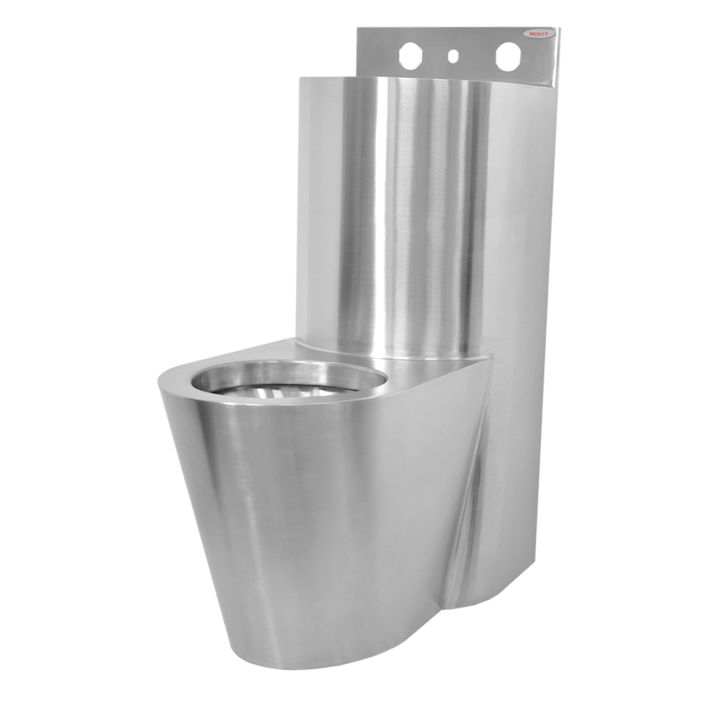 MF-233 Унитаз литой напольный с встроенной раковиной Public Steel 