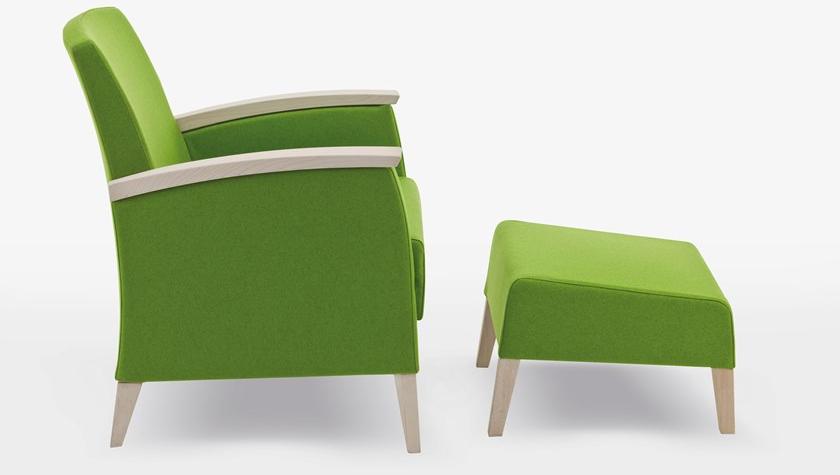 PIAVAL Кресло из ткани с подлокотниками Fandango | health & care 78-63/1 - Вид №5