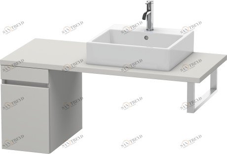 DS533000707 DuraStyle Шкафчик для консоли Бетонно-серый матовый декор Duravit