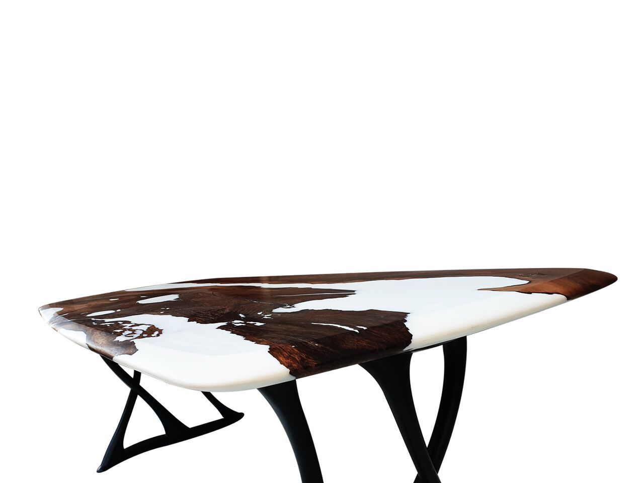 Прямоугольный стол из смолы и орехового дерева Legnor LEG2408798 ARCH-00132707 - Вид №2