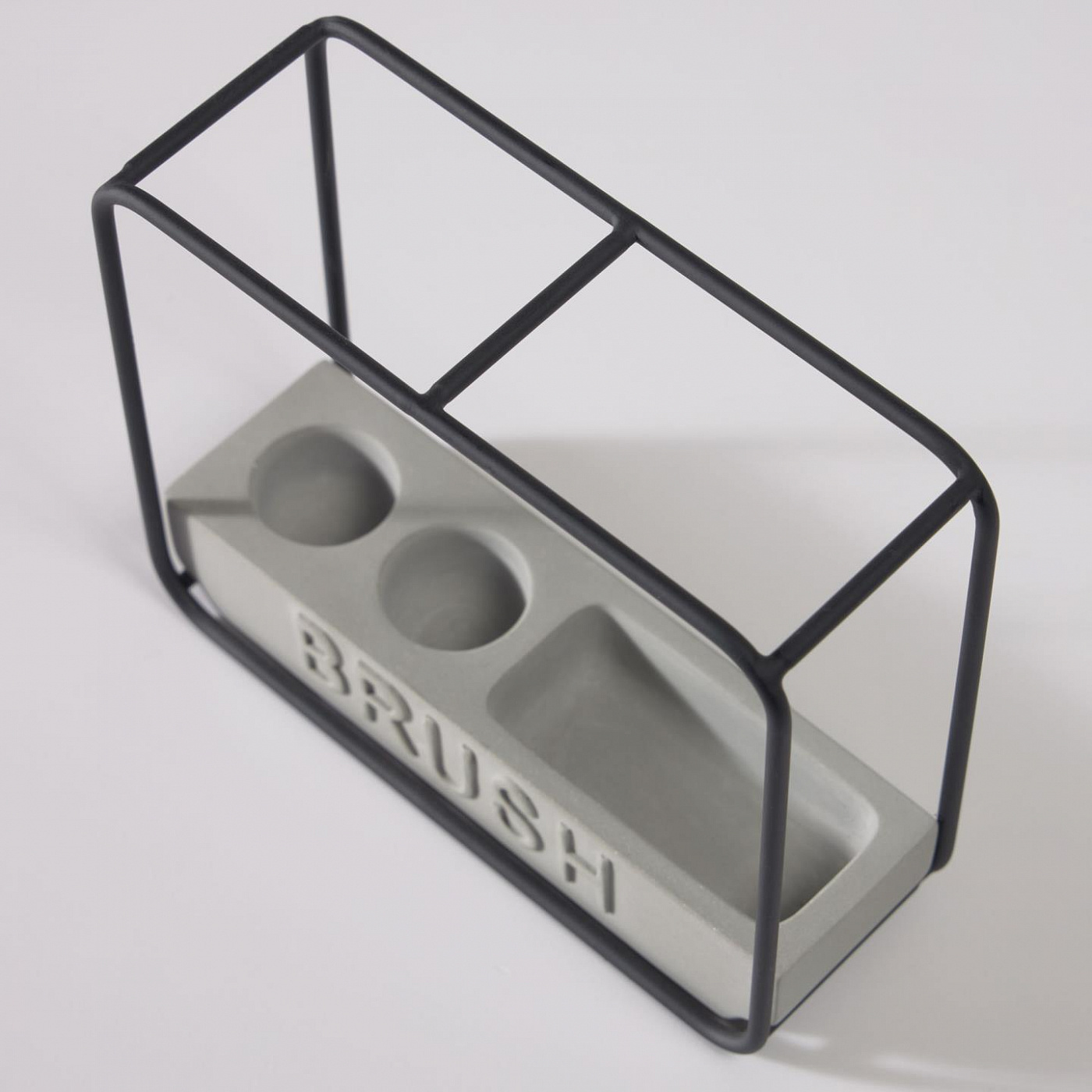 101758 Подставка для зубных щеток черная La Forma Jainen  - Вид №1