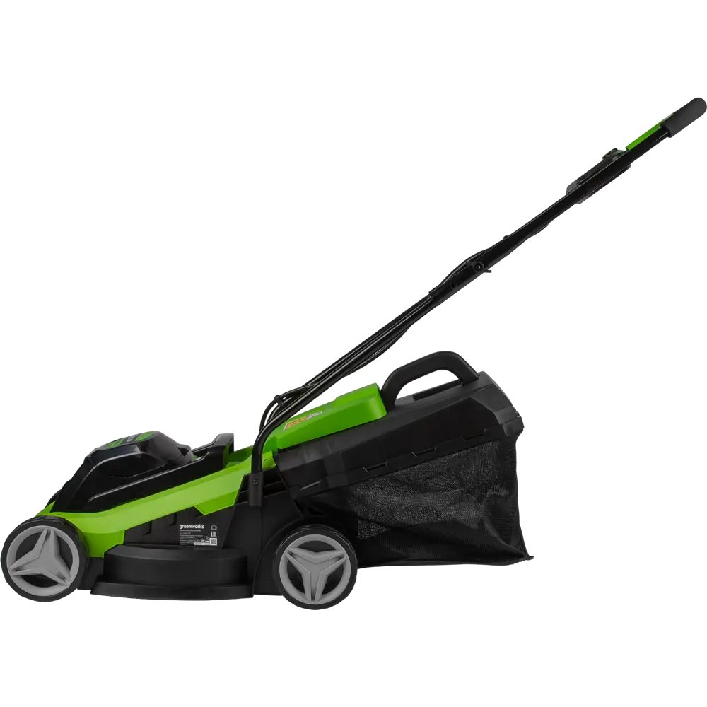 Газонокосилка аккумуляторная GreenWorks 2509607 24 В 32 см 1x2 Ач АКБ и ЗУ входит в комплект STLM-2072548 - Вид №3