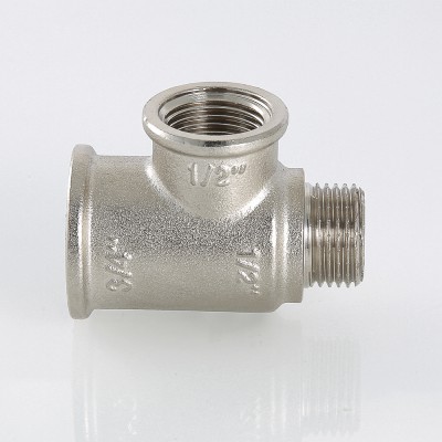 VTr.134.RN.050504 Тройник с переходом на наружную резьбу Valtec 3/4" х 3/4" х 1/2"  - Вид №4