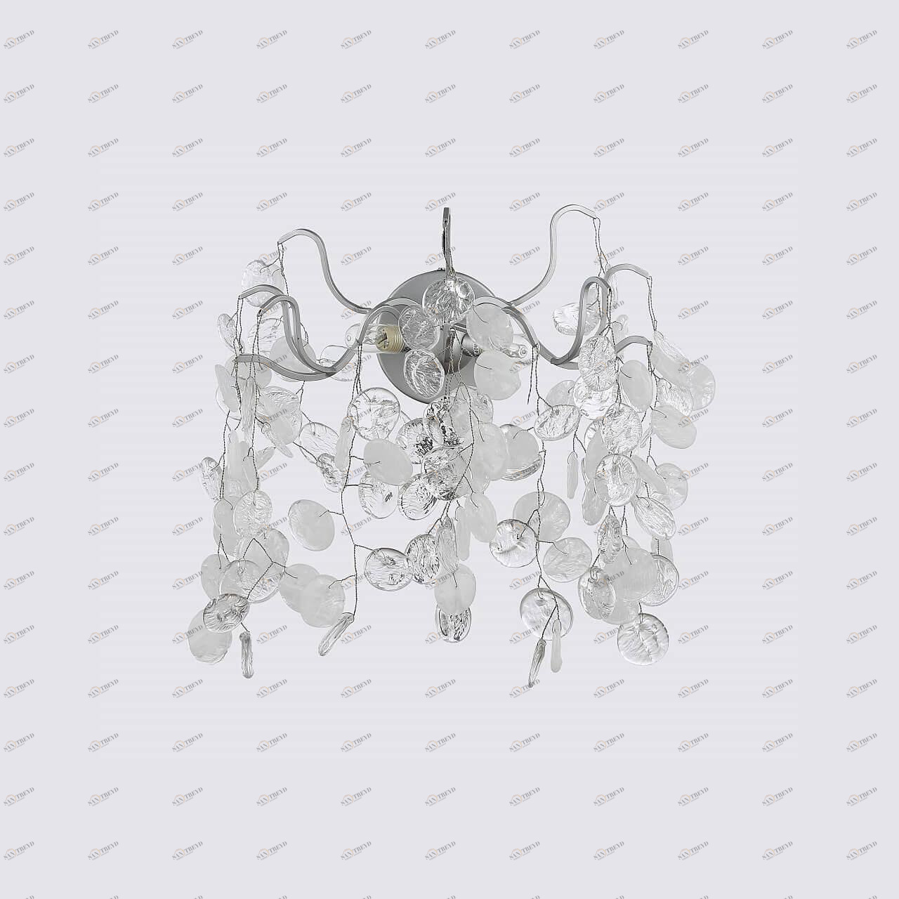 Настенный светильник Crystal Lux Tenerife AP2 Silver CRYSTAL LUX TENERIFE 00-3890895 Серебро 