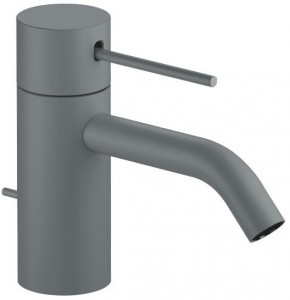 33501662-63 slim смеситель для умывальника однорычажный со сливным гарнитуром - светло-серый Dornbracht Meta