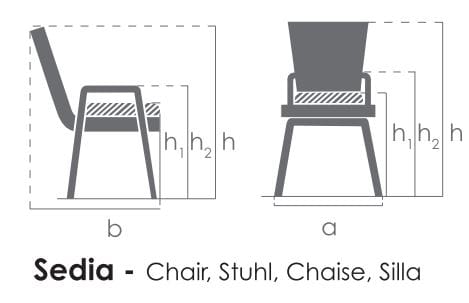 Тканевый стул BIZZOTTO GESIEN ARCH-00066278 - Вид №18