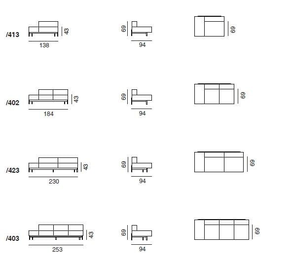 4-местный кожаный диван de Sede DS-22 ARCH-00110644 - Вид №5