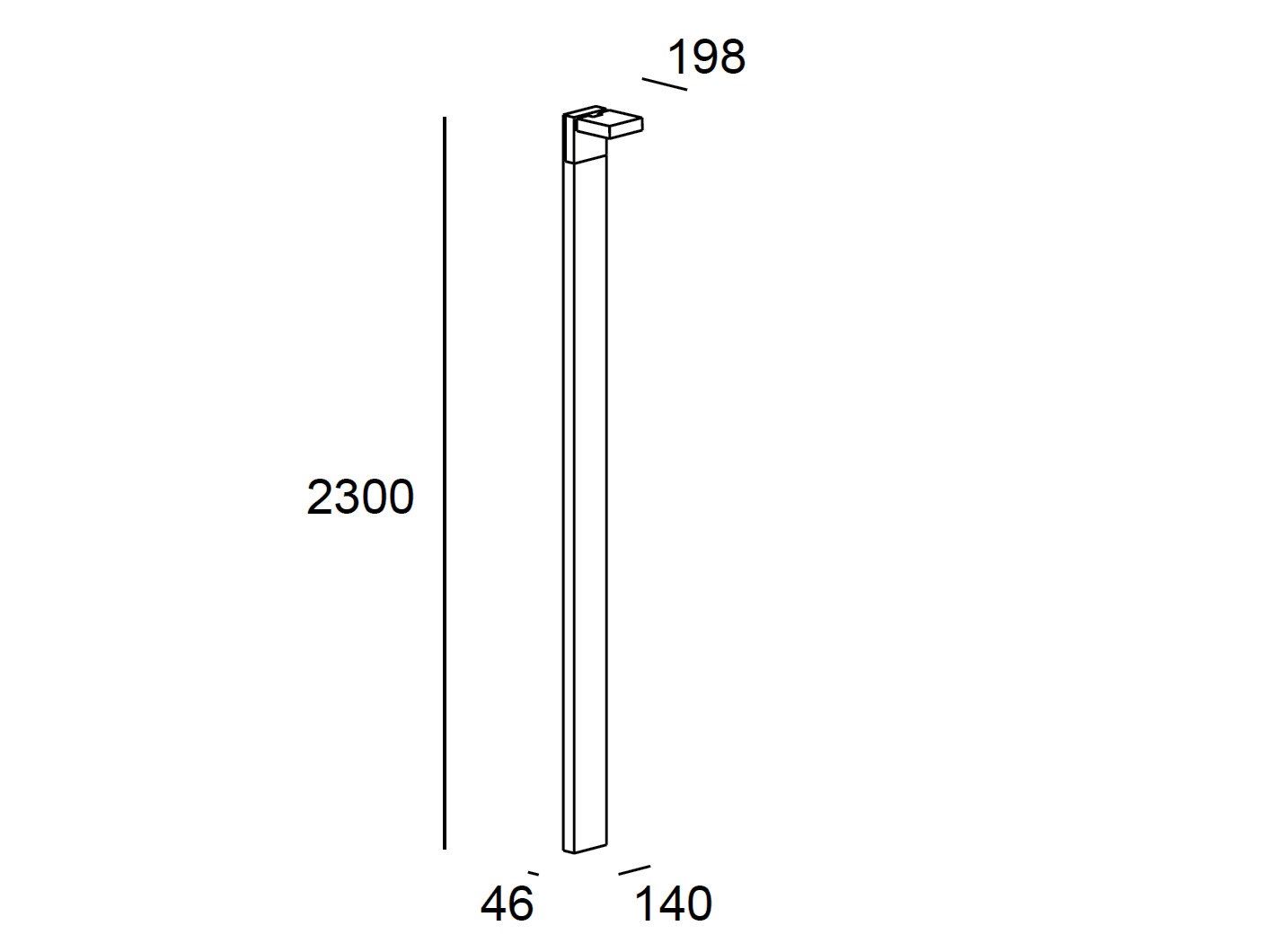 Алюминиевый светодиодный уличный фонарь для сада LedsC4 Modis ARCH-00025000 - Вид №1